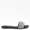 Alexander Wang Embellished Logo Motif Slides