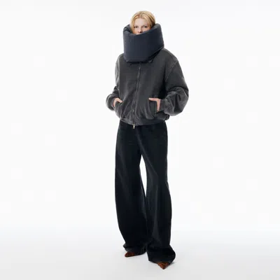 Alexander Wang Black Brushed Denim Sweatpant