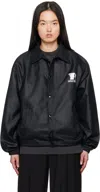 Alexander Wang Canvas Coach Jacket In Black