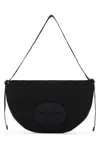 Alexander Wang Black Canvas Large Bo Shoulder Bag