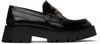 Alexander Wang Black Carter Mid-heel Lug Loafers In 001 Black