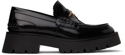 Alexander Wang Black Carter Mid-heel Lug Loafers