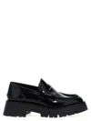Alexander Wang Carter Logo Leather Loafer In Black
