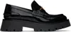 Alexander Wang Carter Lug 45 Loafers In Black Leather In Black