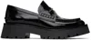 Alexander Wang Black Carter Mid-heel Lug Loafers In Black