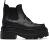 Alexander Wang Carter Ankle Platform Rain Boot In Black