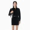 Alexander Wang Black Cotton-blend Chenille Cardigan