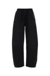 Alexander Wang Black Cotton Blend Joggers In Black