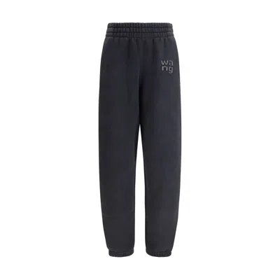 Alexander Wang Black Cotton Joggers (workout Pants)