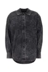 Alexander Wang Cotton Oversize Shirt In Black