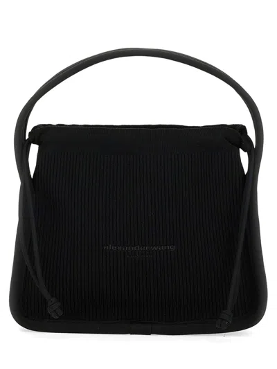 Alexander Wang Black Cotton Ryan Handbag
