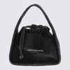 Alexander Wang Black Cotton Satchel In Burgundy