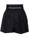 Alexander Wang Black Cotton Shorts In Black