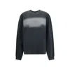 Alexander Wang Black Cotton Sweatshirt In Gray