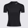 Alexander Wang Short Sleeve Rashguard Top In Black