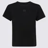 Alexander Wang Cotton Crew-neck T-shirt In Black