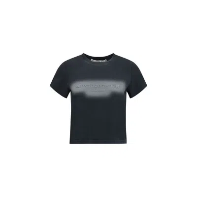 Alexander Wang Black Cotton T-shirt