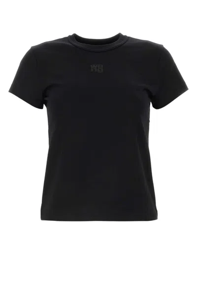 Alexander Wang Black Cotton T-shirt