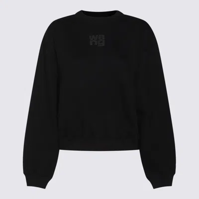 Alexander Wang Black Cotton Terry Sweatshirt