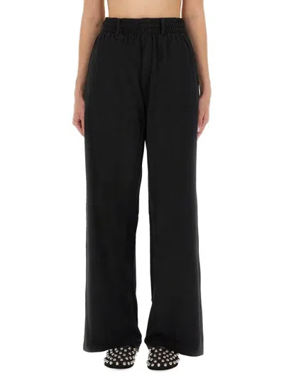 ALEXANDER WANG ALEXANDER WANG BLACK COTTON TROUSERS