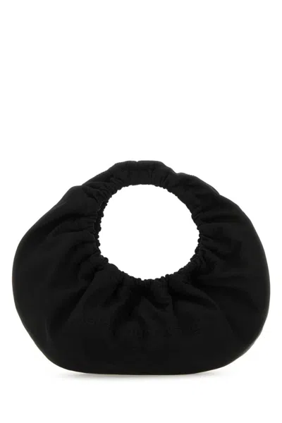 ALEXANDER WANG WOMEN BLACK CRESCENT SMALL SHOULDER BAG, ONESIZE LUXURY SHOULDER BAGS FOR WOMEN DARVEYS
