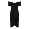 Alexander Wang Black Cupro Blend Dresses In Black