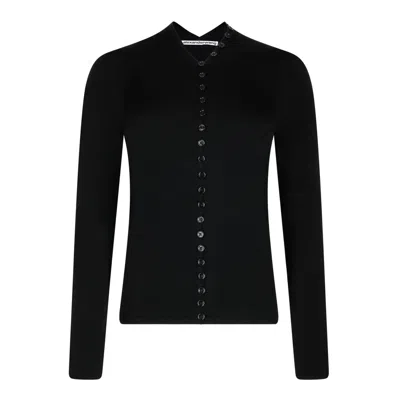 Alexander Wang Black Cupro Sweater