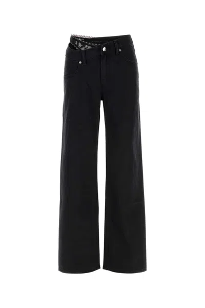 ALEXANDER WANG BLACK DENIM JEANS
