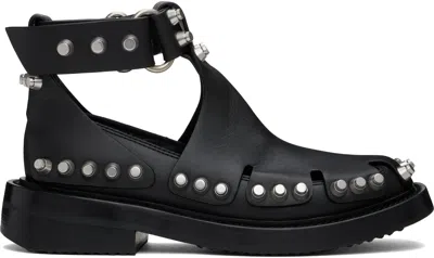 Alexander Wang Round-headed Sandals In Black