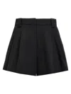 Alexander Wang Flared Shorts In Black