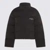 Alexander Wang Black Down Jacket In Brown