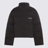 Alexander Wang Black Down Jacket In Brown