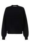Alexander Wang Oversized Logo Sweatshirt In Black