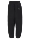 Alexander Wang Essential Cotton Terry Sweatpants In Black