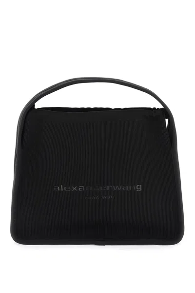 Alexander Wang Black Fabric Large Ryan Handbag