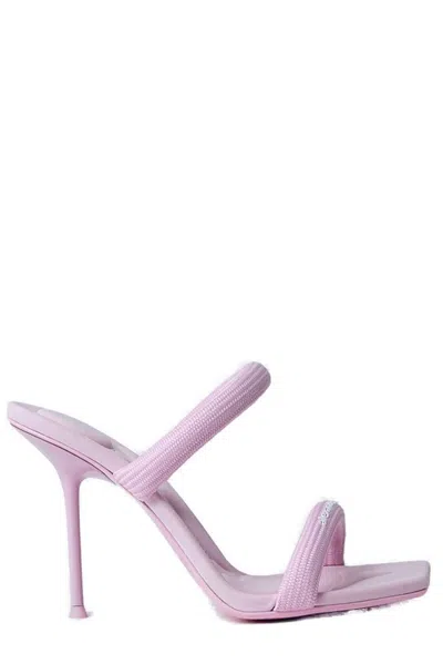 Alexander Wang Black Fabric Mules