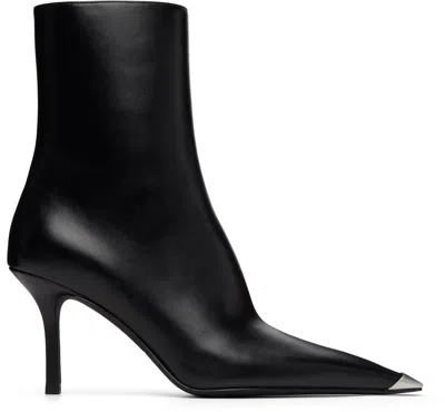 Alexander Wang Black Ferrara Zip Leather Boots