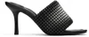 Alexander Wang Black Heiress Heeled Sandals In Black Aged