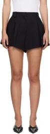 Alexander Wang Flared Shorts In Black