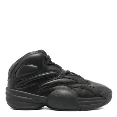 ALEXANDER WANG ALEXANDER WANG BLACK HOOP HIGH-TOP SNEAKERS