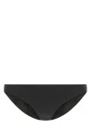 Alexander Wang Black Stretch Nylon Bikini Bottom In Black