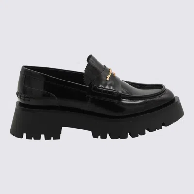 Alexander Wang Black Leather Carter Loafers