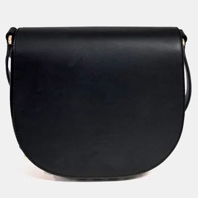 Pre-owned Alexander Wang Black Leather Leah Slingback