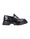 Alexander Wang Mocassini Carter In Pelle With Medium Tacco In Black