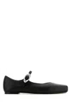 Alexander Wang Black Billie Mary Jane Ballerina Flats In Black