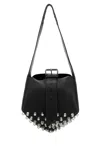 ALEXANDER WANG BLACK LEATHER MEDIUM REX SHOULDER BAG