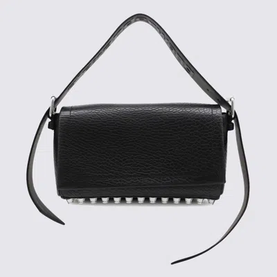 Alexander Wang Black Leather Ricco Medium Shoulder Bag