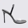 Alexander Wang Black Leather Sandals