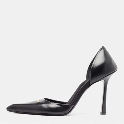 Pre-owned Alexander Wang Black Leather Viola D'orsay Pumps Size 39