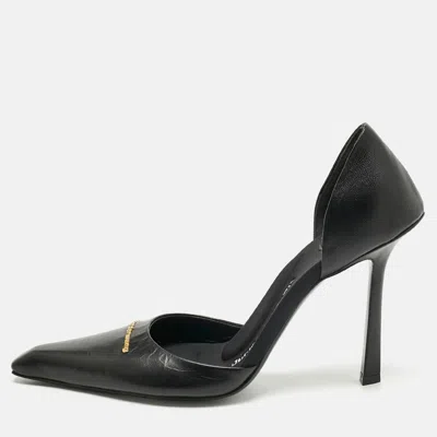 Alexander Wang Black Leather Viola Pumps